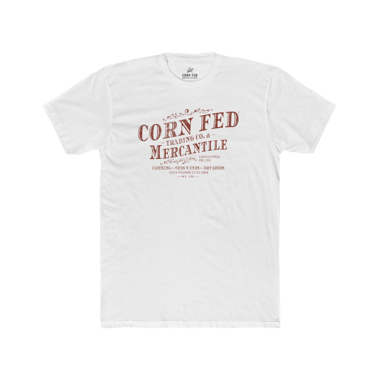 Corn Fed Mercantile - Premium Basic Tee - Classic fit. Ultra-soft 100% Premium Cotton. Built for everyday wear.