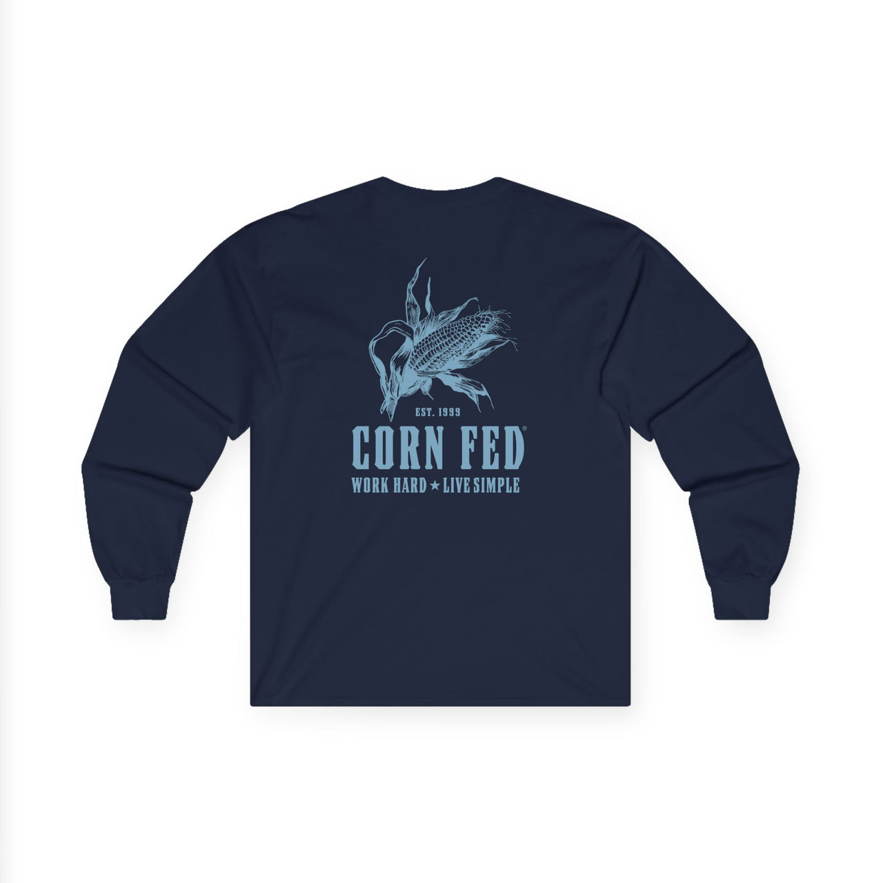Corpo Logo Long Sleeve T-Shirt - 100% Preshrunk Cotton, Comfort
