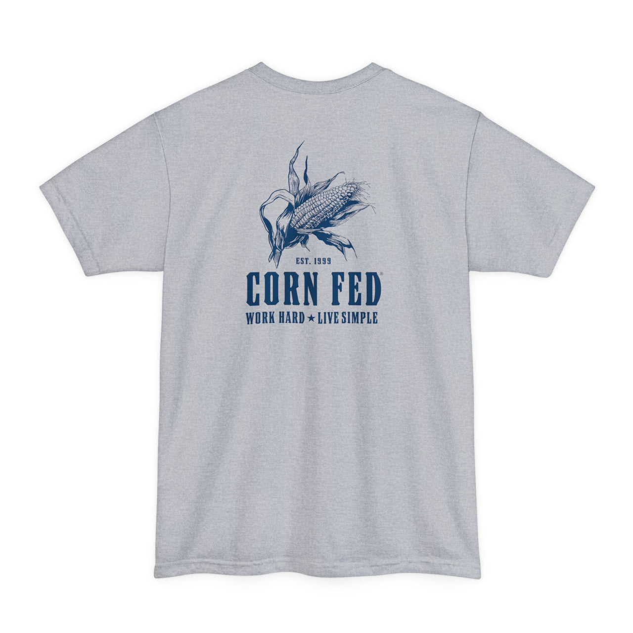 CORPO LOGO Big and Tall T-Shirt - Hanes 518T Beefy-T, 100% Cotton Casual Tee for Big and Tall Men.