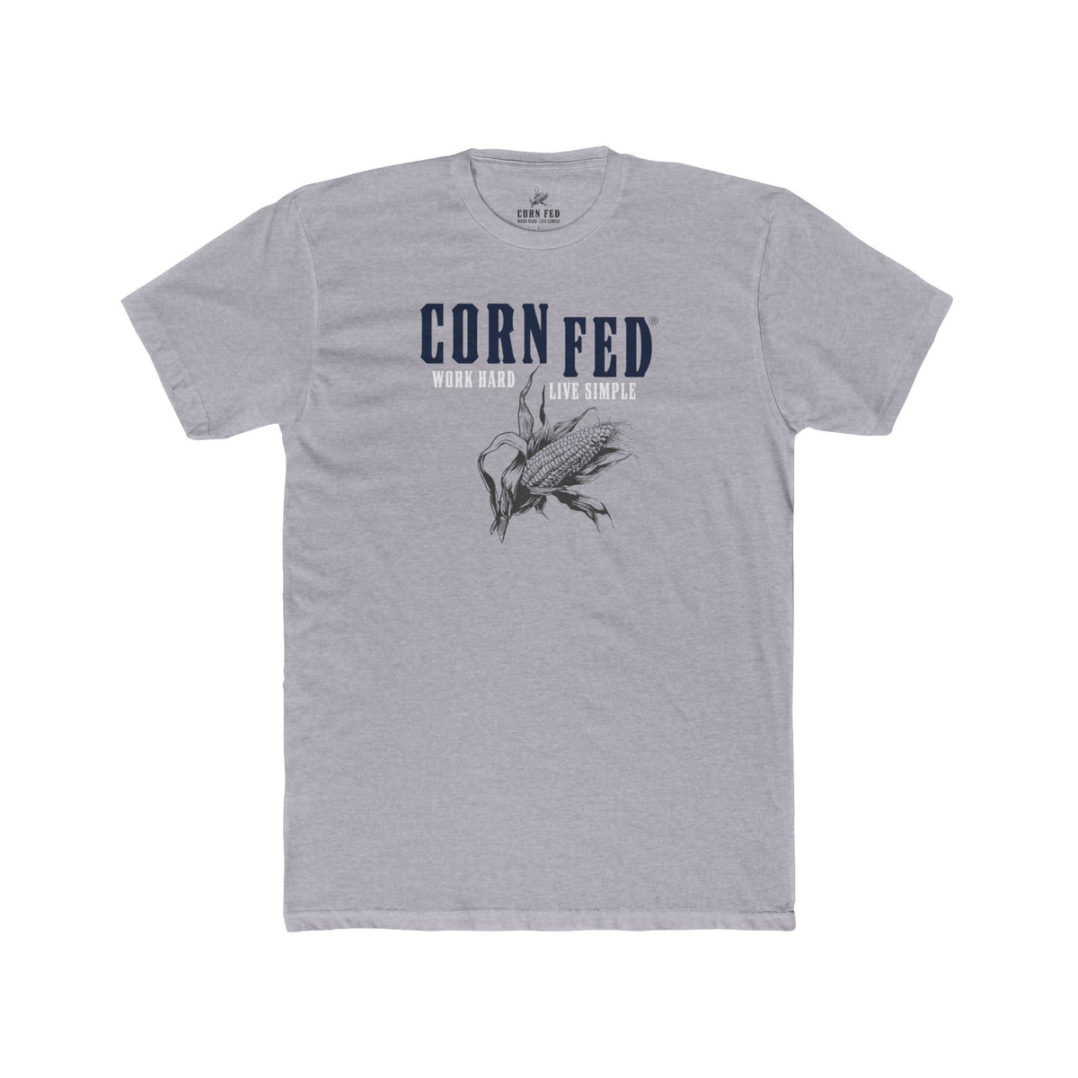 Stacked- Premium Basic Tee - Classic fit. Ultra-soft 100% Premium Cotton. Built for everyday wear.
