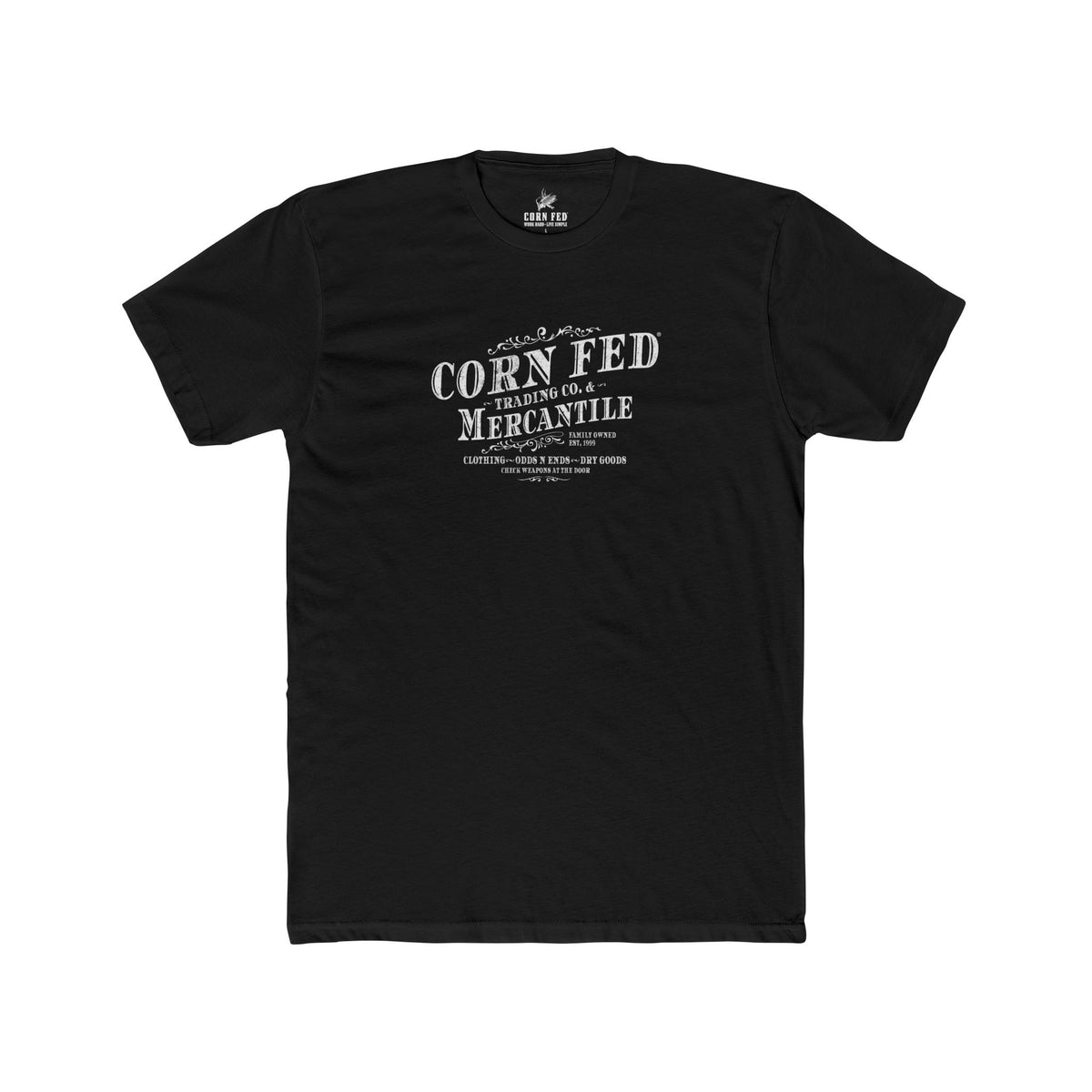 Corn Fed Mercantile - Premium Basic Tee - Classic fit. Ultra-soft 100% Premium Cotton. Built for everyday wear.