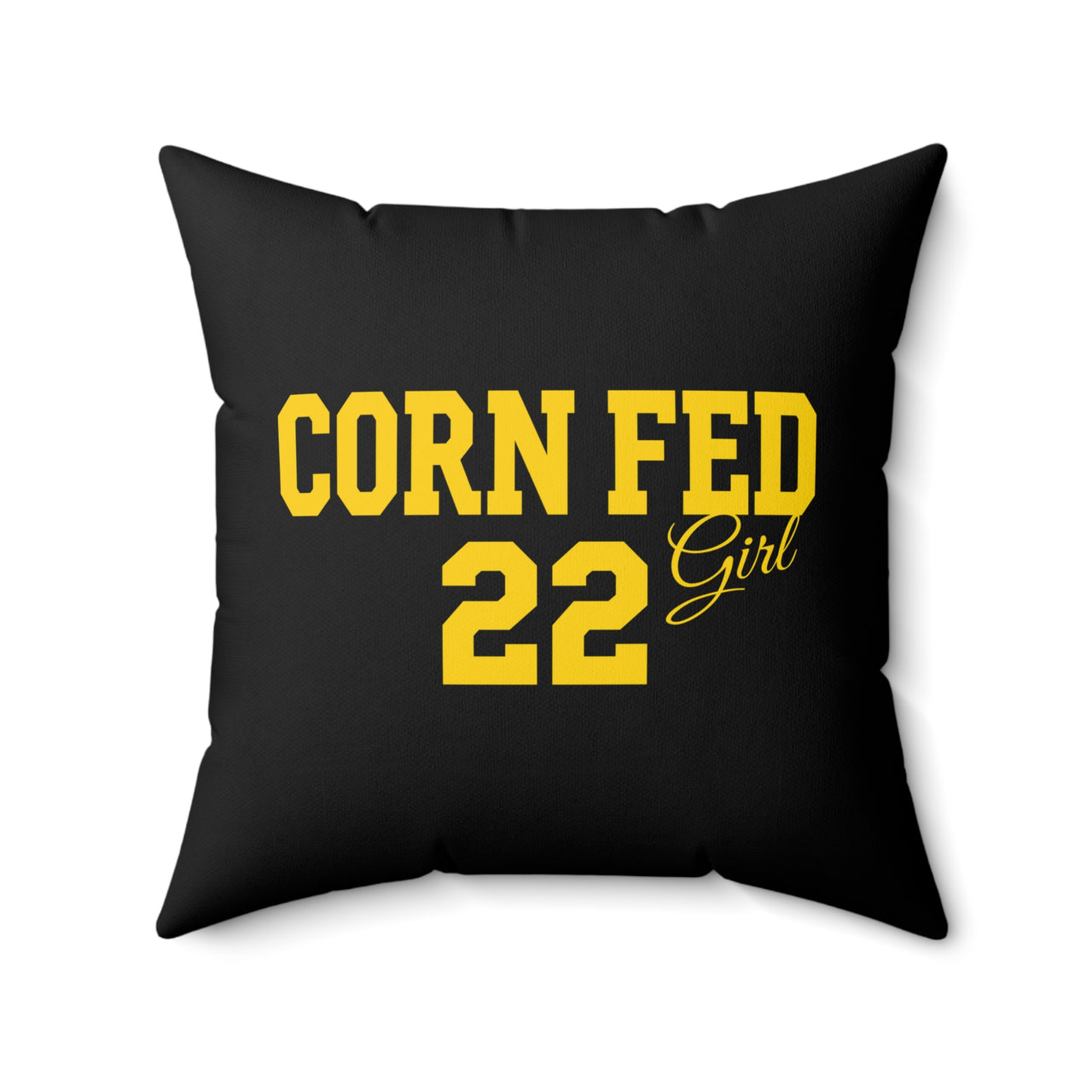 No.22 20x20 Square Pillow | Farmhouse Decor, Cozy Couch Accessory, Unique Gift, Country Theme Home, Perfect for Harvest Season