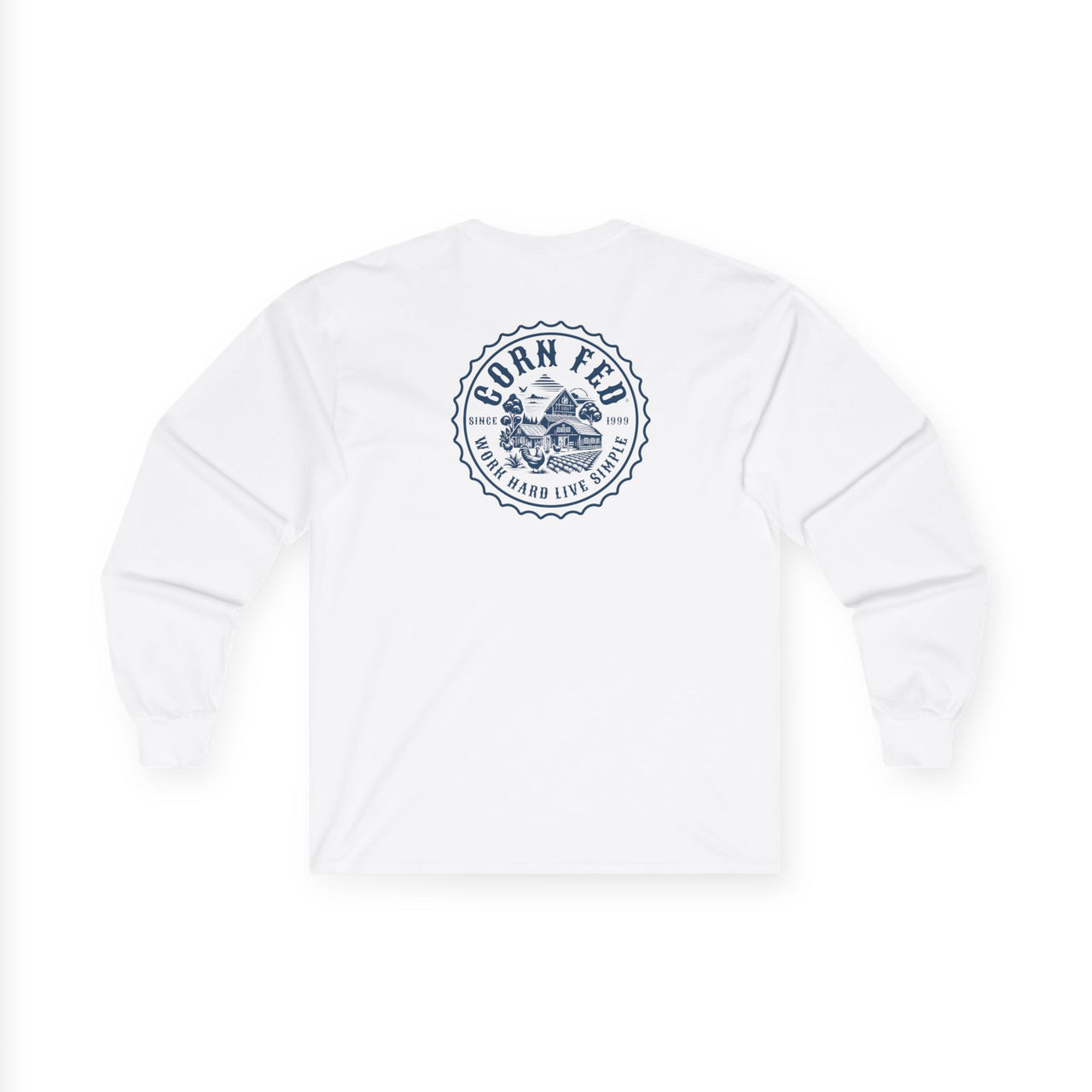 Sunrise Long Sleeve T-Shirt - 100% Preshrunk Cotton, Comfort
