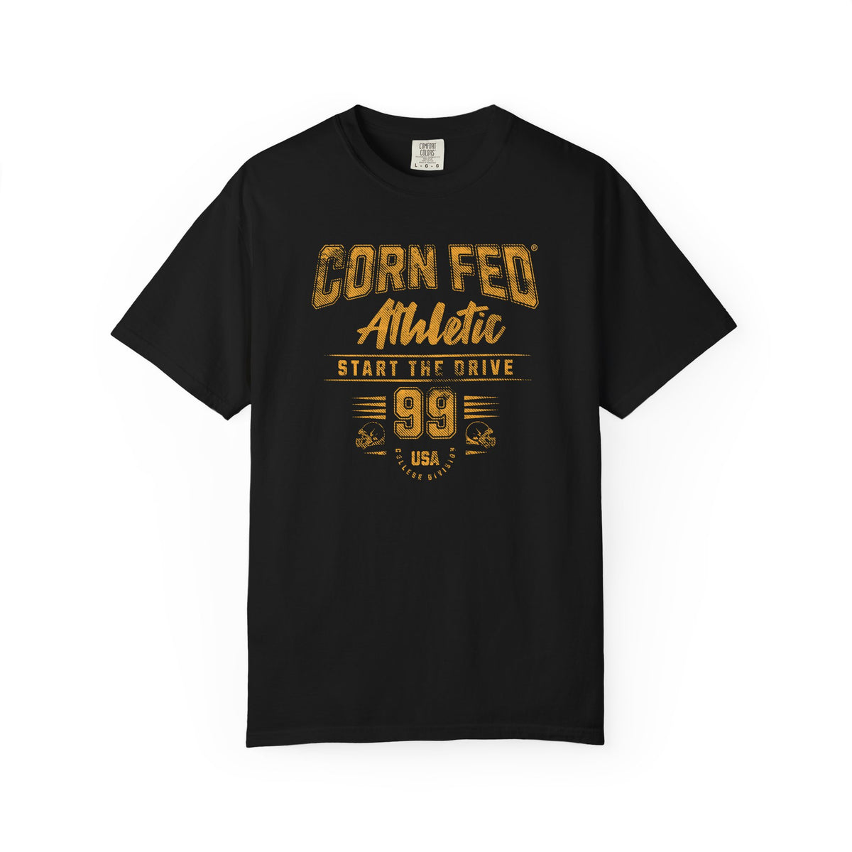 Athletic - Adult Comfort Colors 100% Cotton T-Shirt.