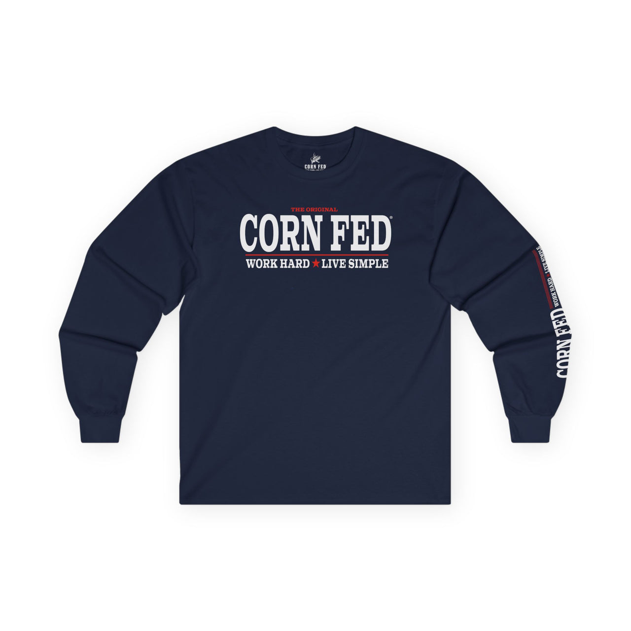 Colt Long Sleeve T-Shirt - 100% Preshrunk Cotton, Comfort