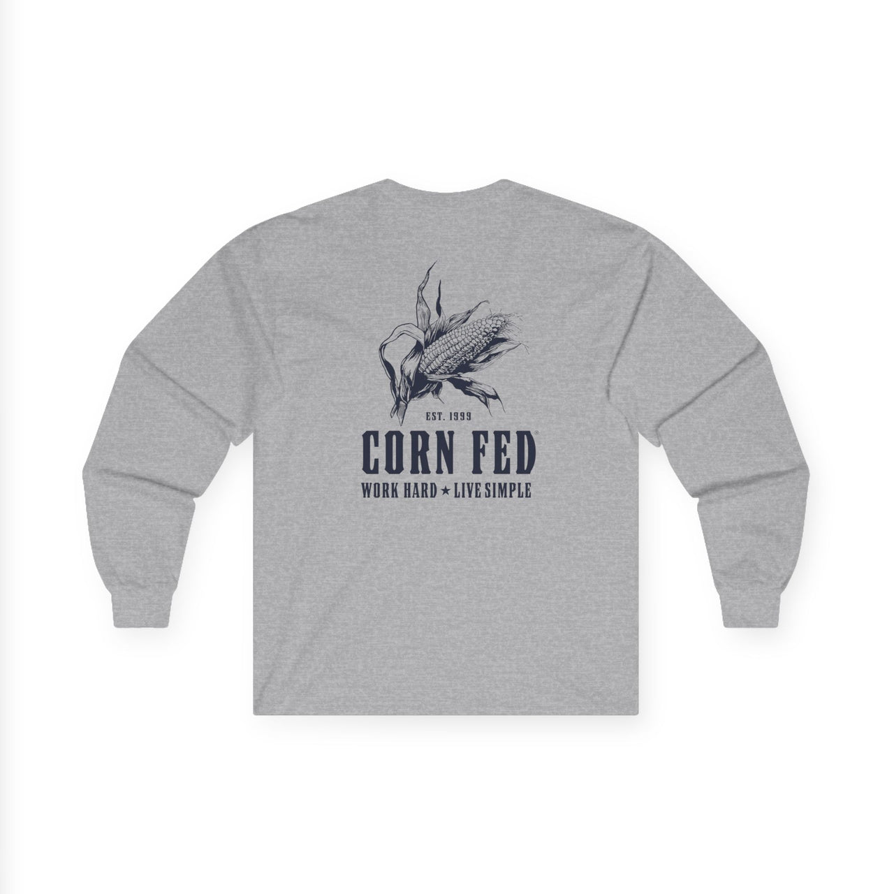 Corpo Logo Long Sleeve T-Shirt - 100% Preshrunk Cotton, Comfort