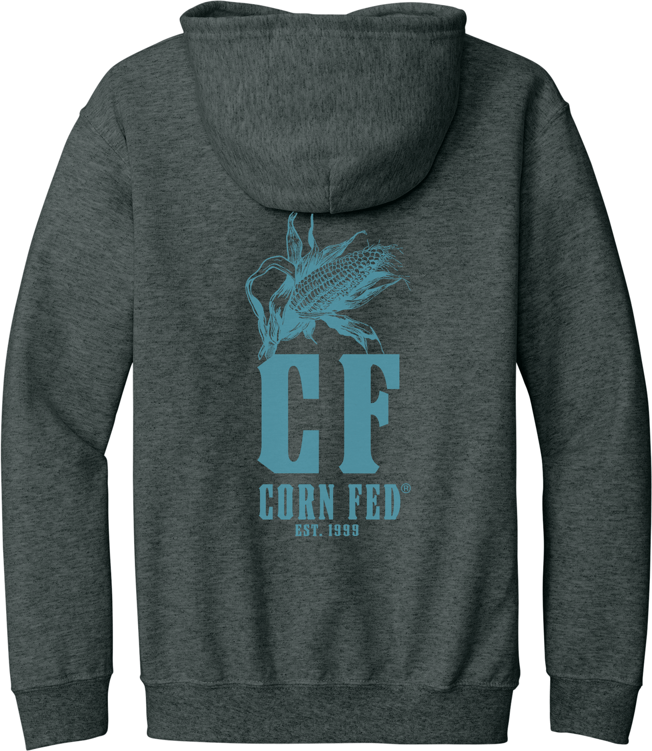 STACKED - Unisex Heavy Blend Zip Hoodie, Soft Casual Wear, Perfect for All Seasons, Ideal Gift for Farmers, Vintage Style, Built Tough.