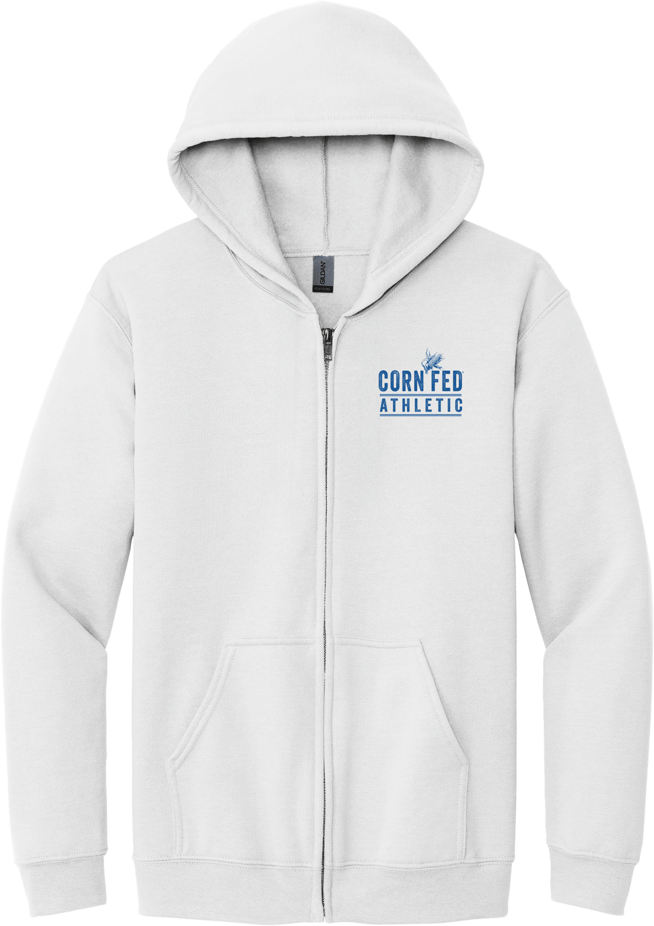 STRENGTH - Unisex Heavy Blend Zip Hoodie, Soft Casual Wear, Perfect for All Seasons, Ideal Gift for Farmers, Vintage Style, Built Tough.