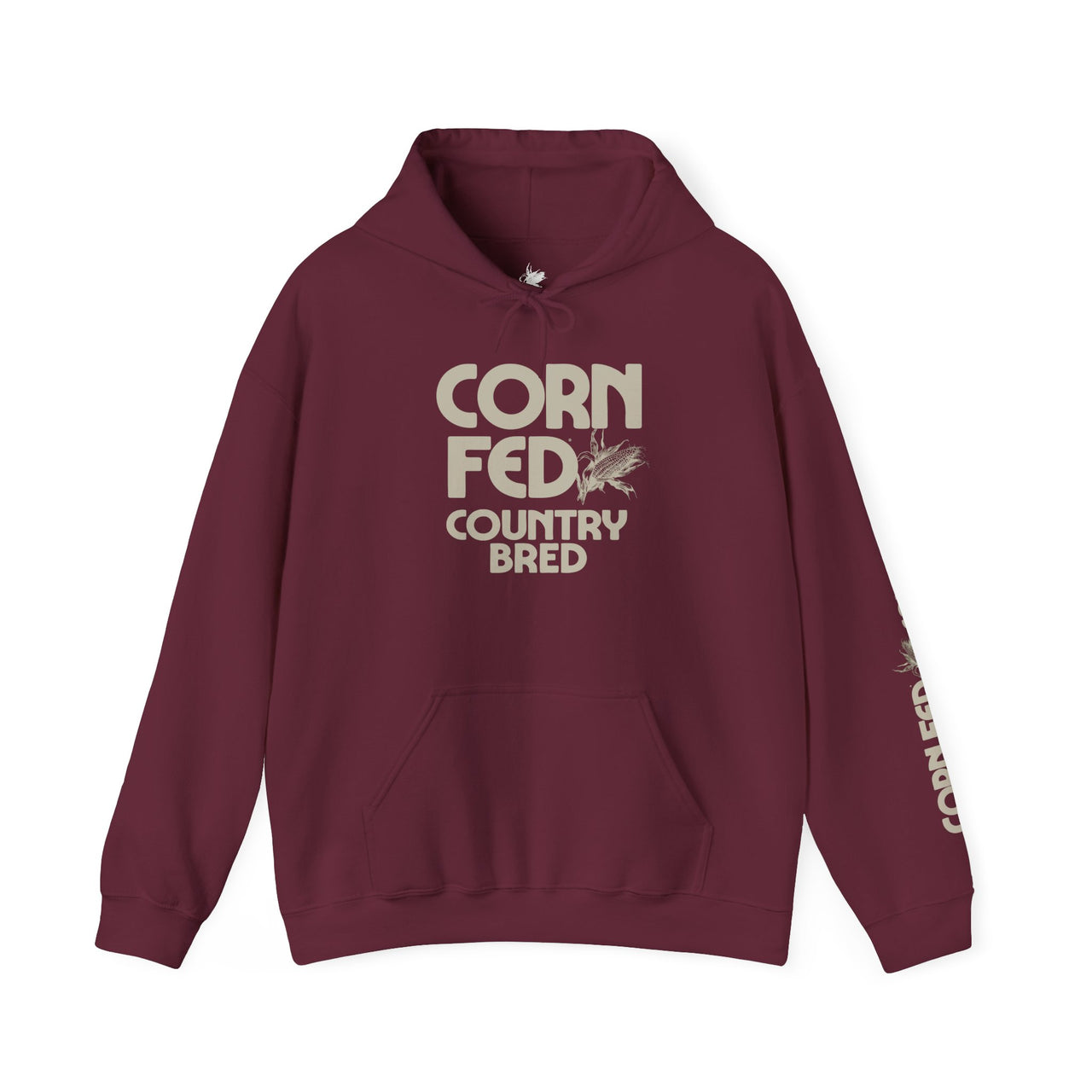 Country Bred 2 - Unisex Hooded Sweatshirt, Farm Apparel, Comfortable Hoodie