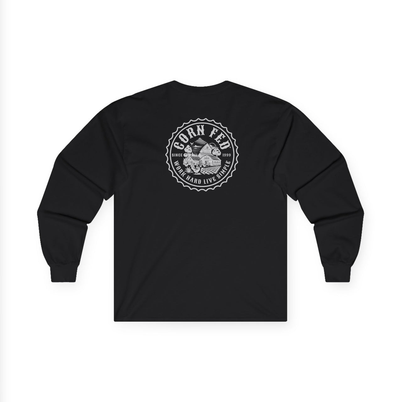Sunrise Long Sleeve T-Shirt - 100% Preshrunk Cotton, Comfort