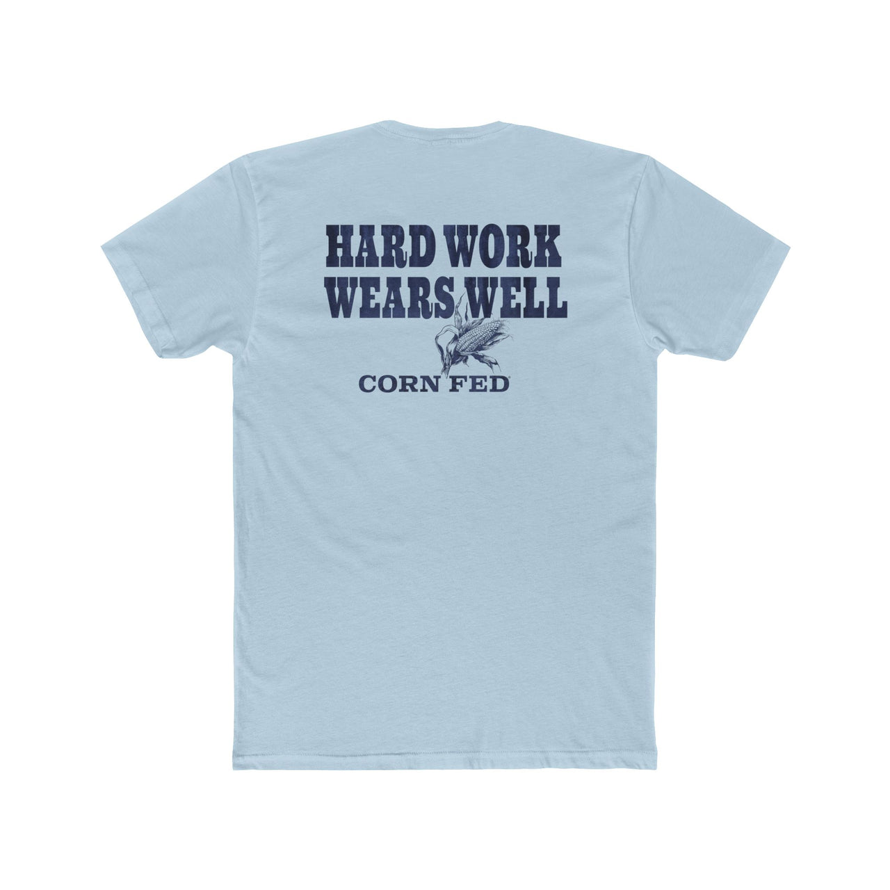 Denim - Premium Basic Tee - Classic fit. Ultra-soft 100% Premium Cotton. Built for everyday wear.