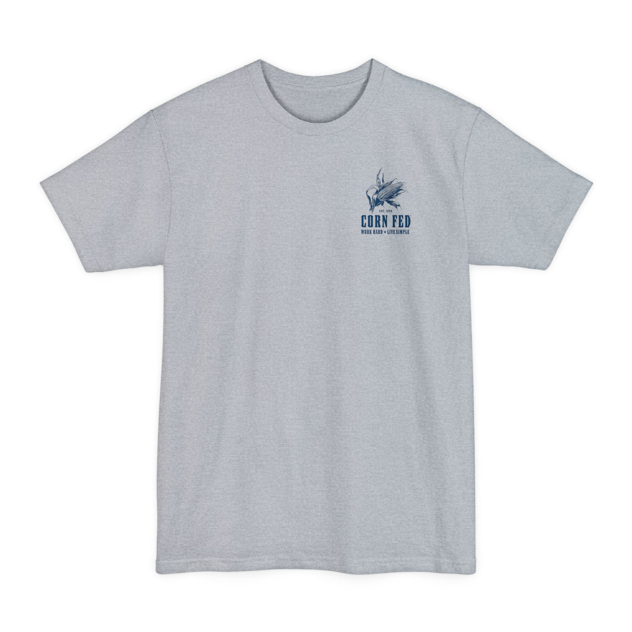 CORPO LOGO Big and Tall T-Shirt - Hanes 518T Beefy-T, 100% Cotton Casual Tee for Big and Tall Men.