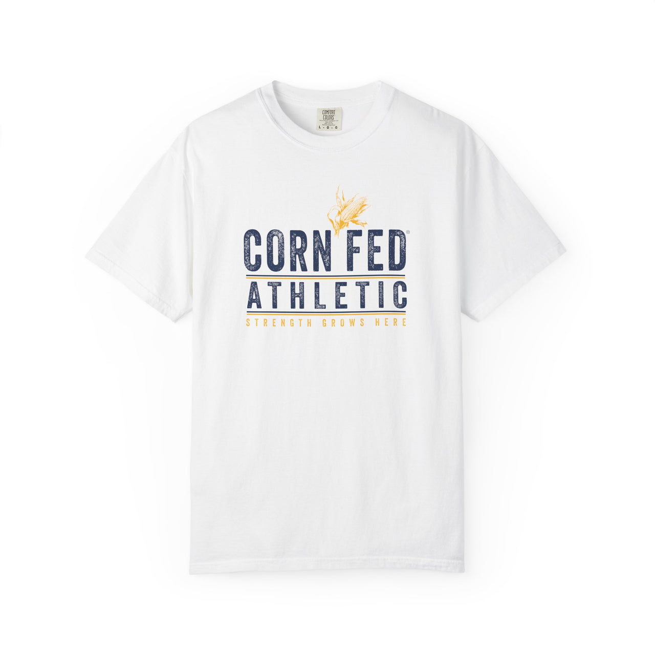 STRENGTH - Adult Comfort Colors Unisex 100% Cotton T-Shirt.  The soft, relaxed fit allows for easy wear in both casual and semi-formal settings.