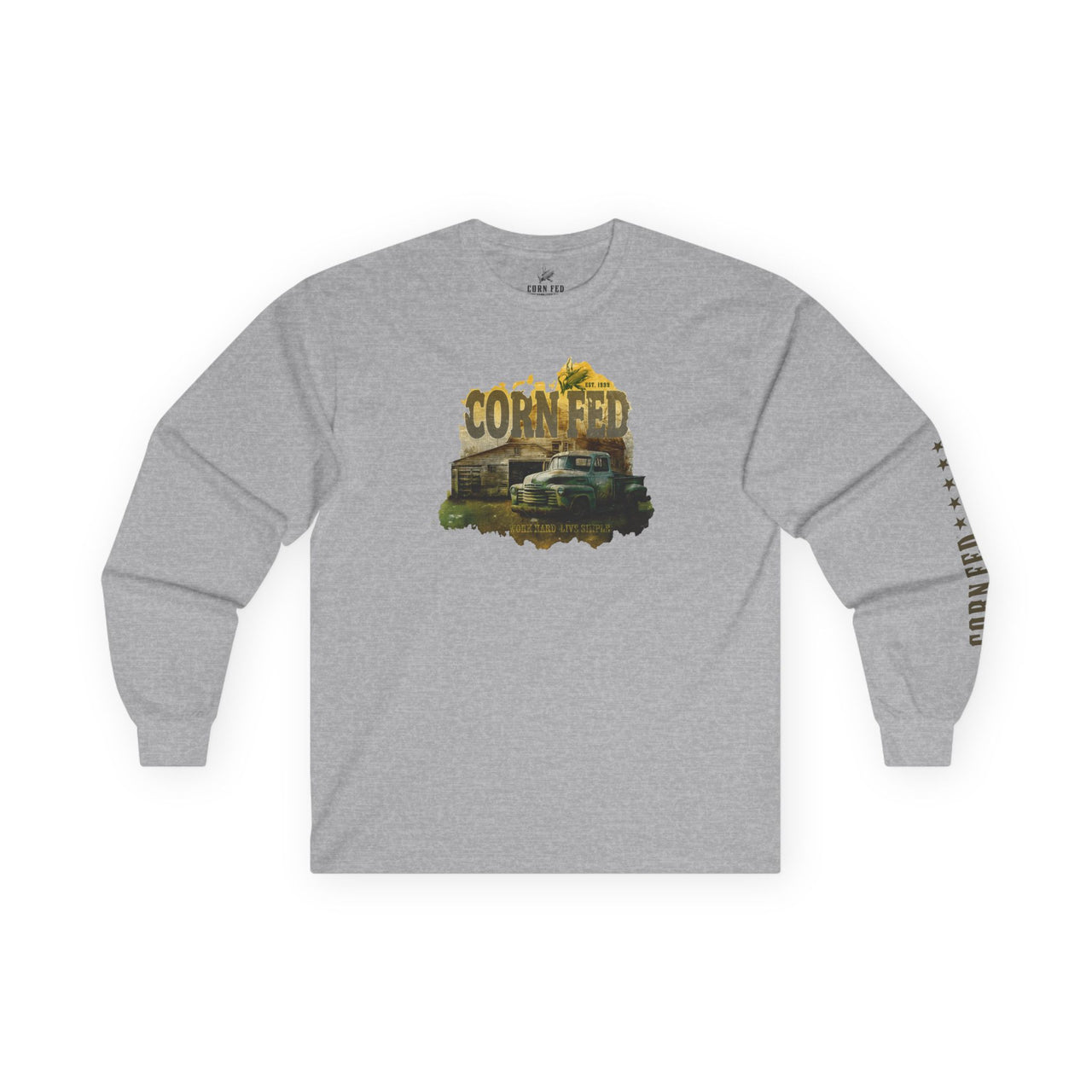 Old But Gold Long Sleeve T-Shirt - 100% Preshrunk Cotton, Comfort