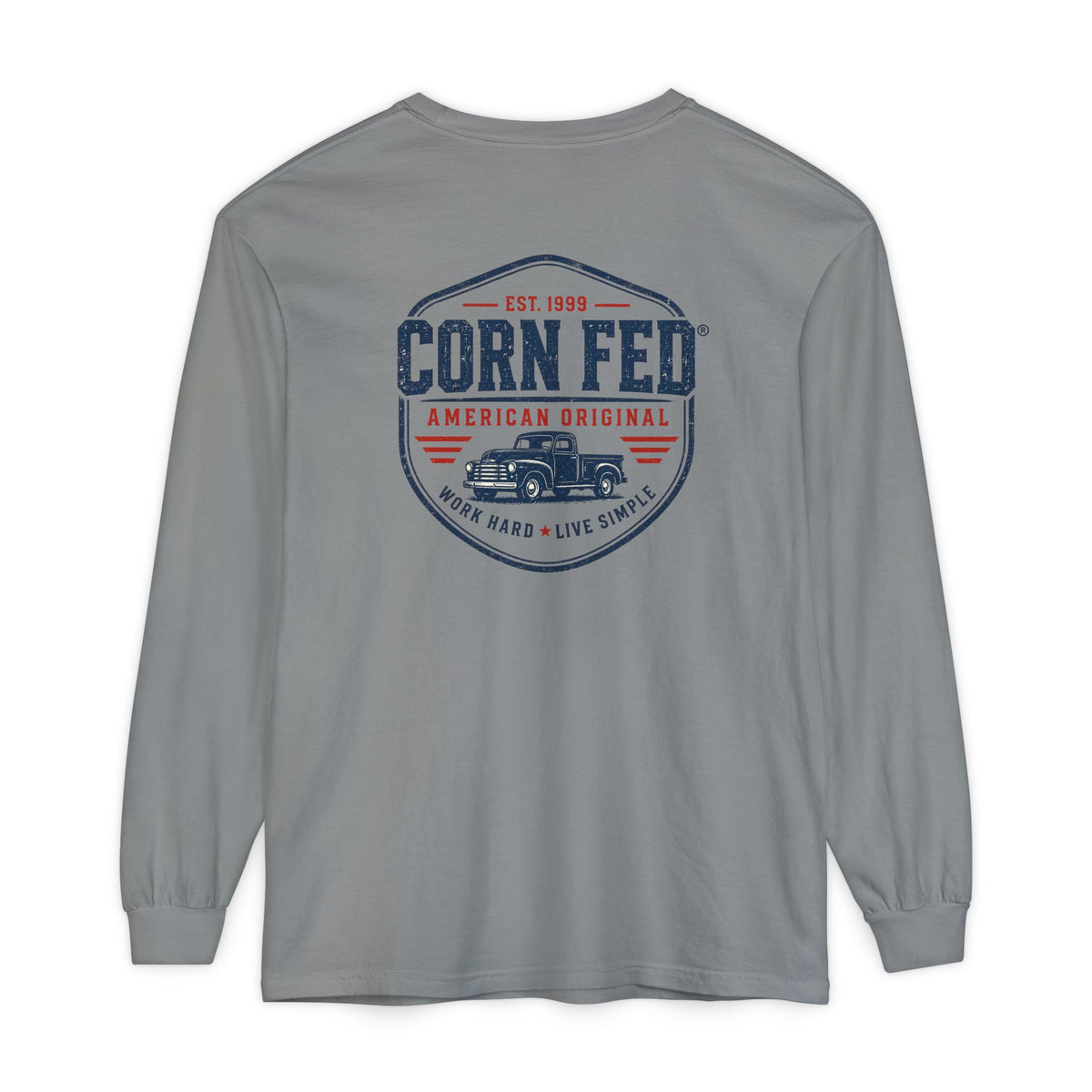 American Original - Long Sleeve T-Shirt - 100% Cotton
