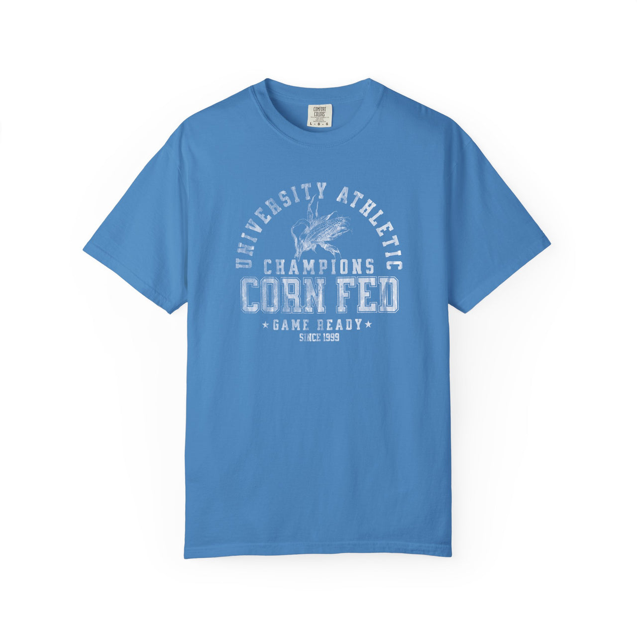 GAME READY - Adult Comfort Colors Unisex 100% Cotton T-Shirt.  The soft, relaxed fit allows for easy wear in both casual and semi-formal settings.