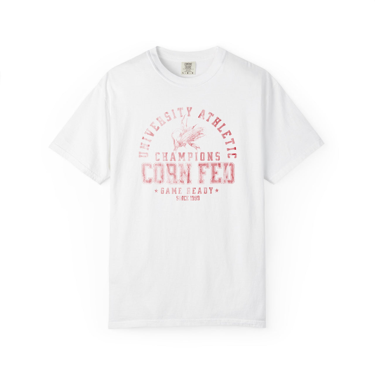GAME READY - Adult Comfort Colors Unisex 100% Cotton T-Shirt.  The soft, relaxed fit allows for easy wear in both casual and semi-formal settings.