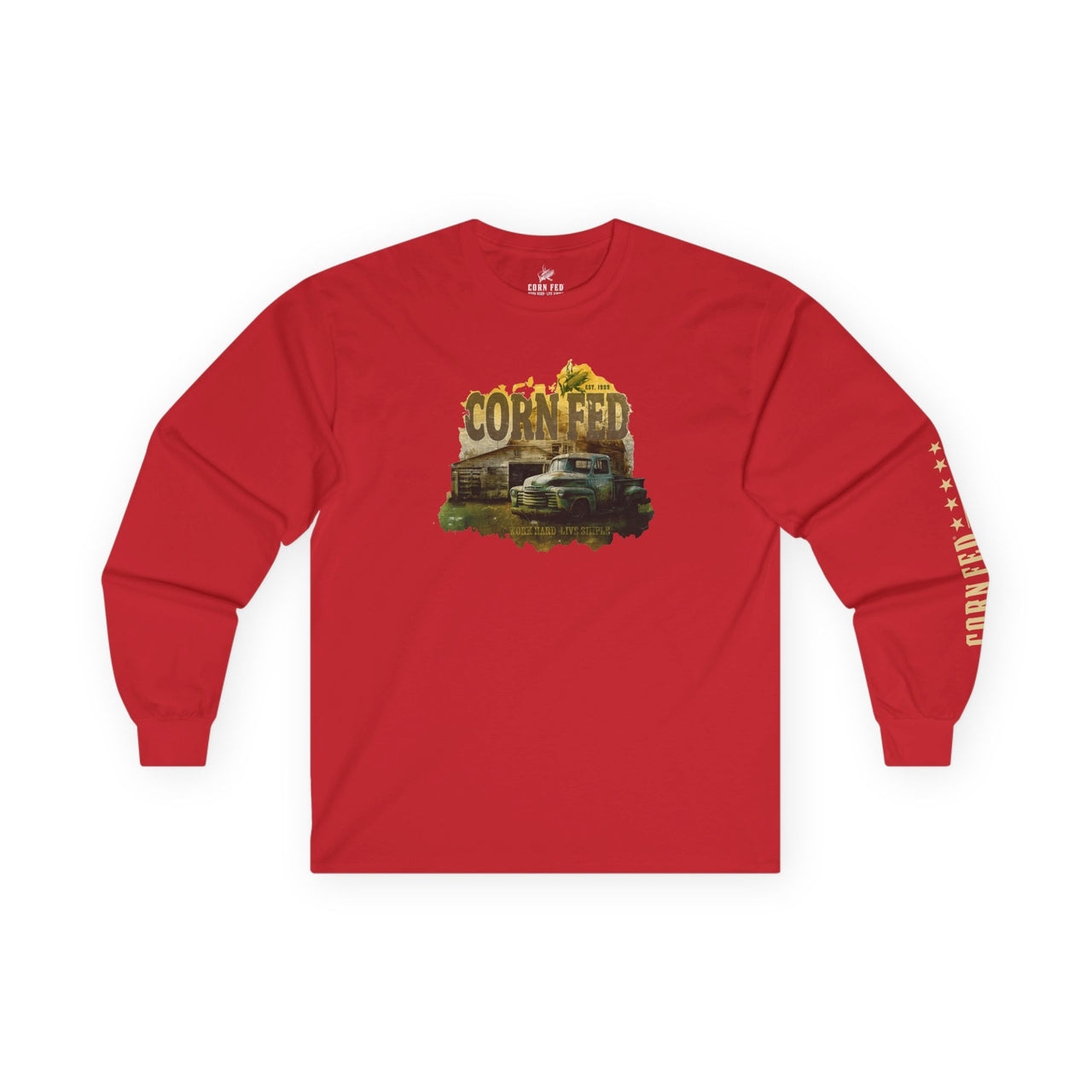 Old But Gold Long Sleeve T-Shirt - 100% Preshrunk Cotton, Comfort