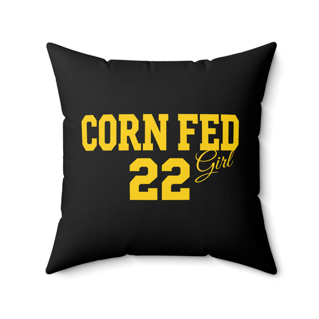 No.22 20x20 Square Pillow | Farmhouse Decor, Cozy Couch Accessory, Unique Gift, Country Theme Home, Perfect for Harvest Season