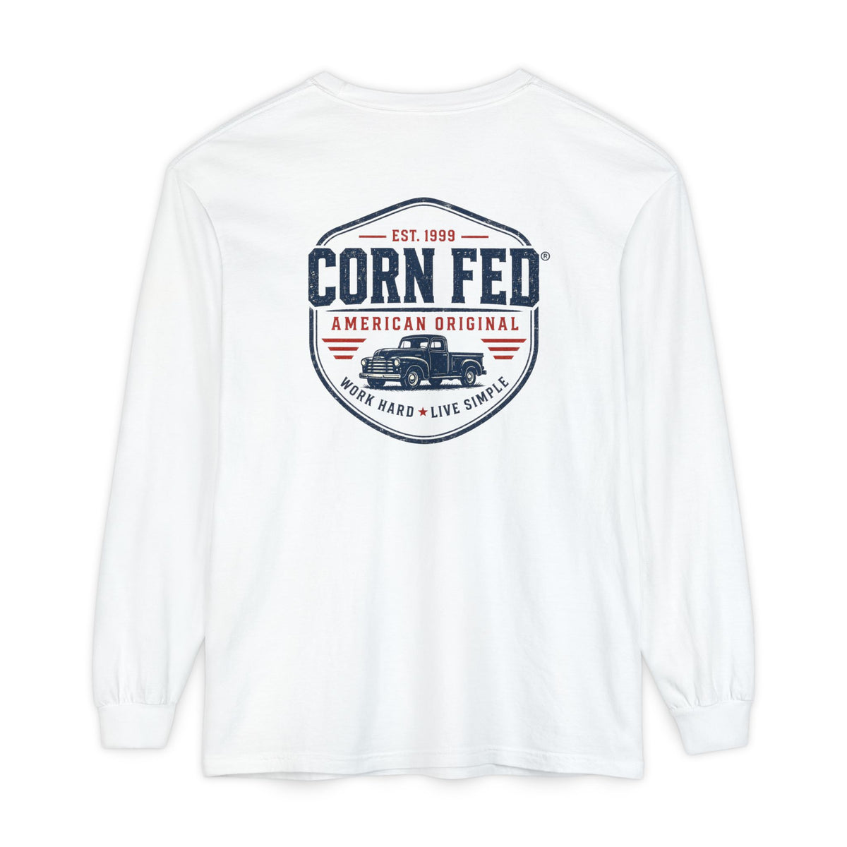 American Original - Long Sleeve T-Shirt - 100% Cotton