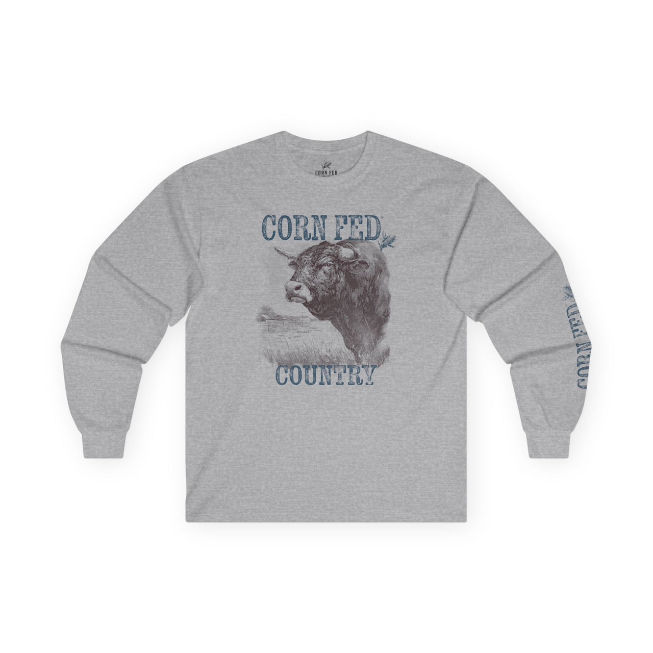 The Heavyweight Long Sleeve T-Shirt - 100% Preshrunk Cotton, Comfort