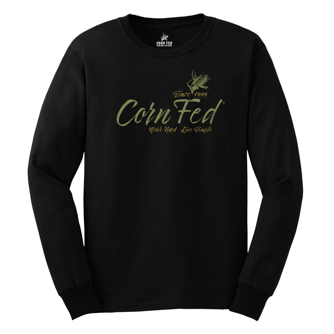 Windswept Long Sleeve T-Shirt - 100% Preshrunk Cotton, Comfort