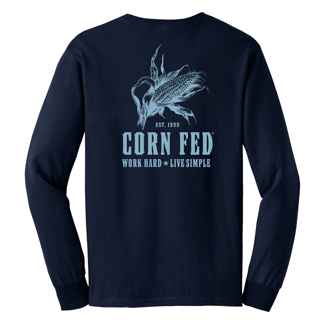 Corpo Logo Long Sleeve T-Shirt - 100% Preshrunk Cotton, Comfort