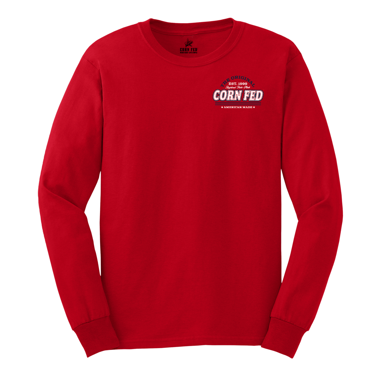 "The Original" Long Sleeve T-Shirt - 100% Preshrunk Cotton, Comfort