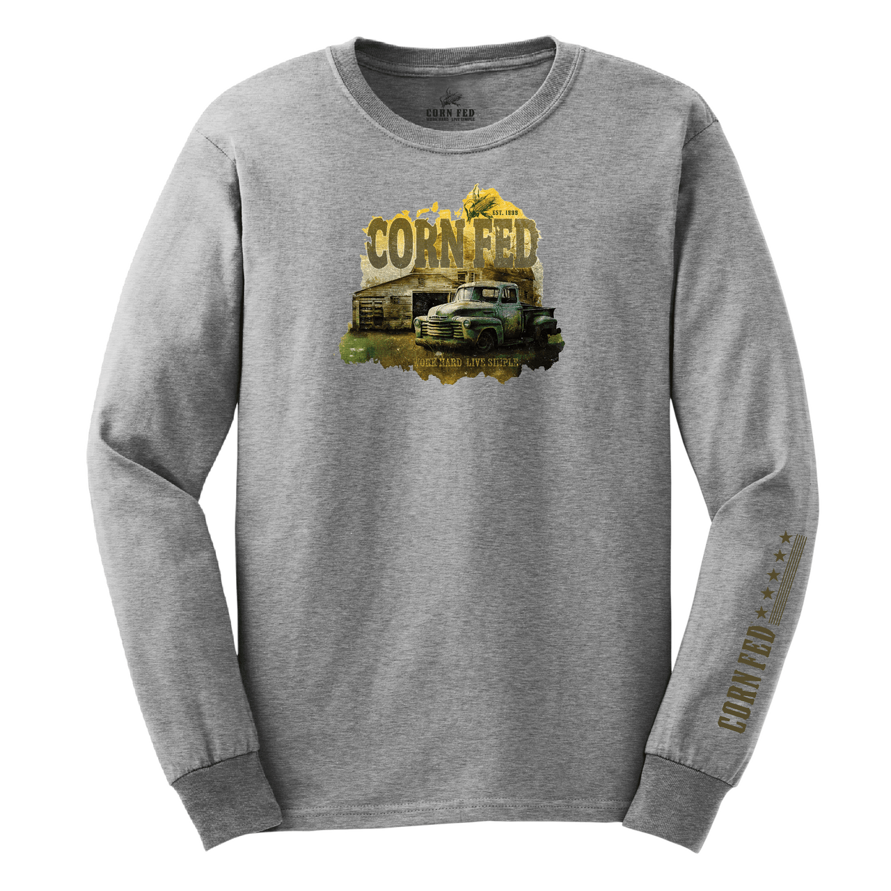 Old But Gold Long Sleeve T-Shirt - 100% Preshrunk Cotton, Comfort